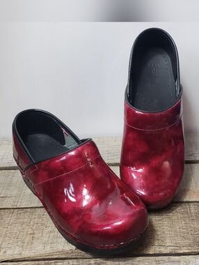 SANITA The Original Danish Clogs BERRY DYED 36